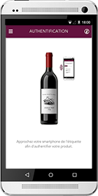 screenshot application mobile WID scan