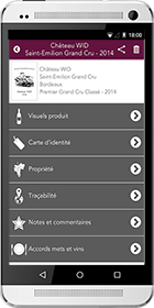 screenshot application mobile WID services