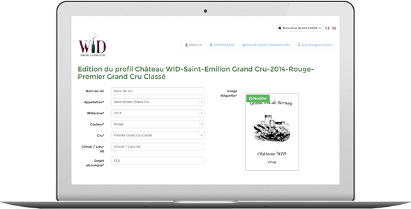 plateforme web administration